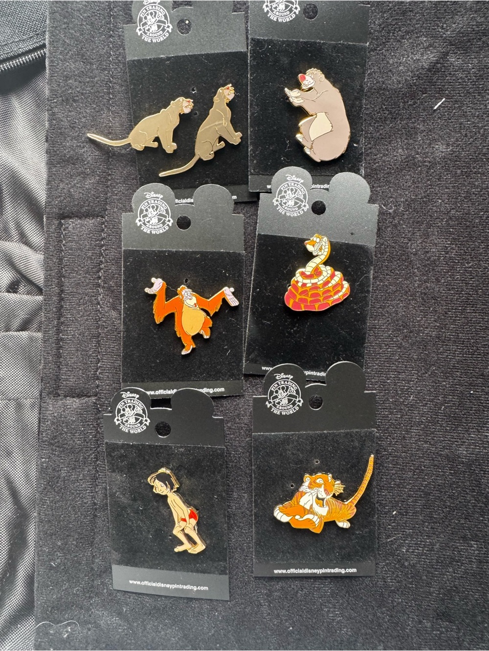 Disney Jungle Book Character Trading Pin Set